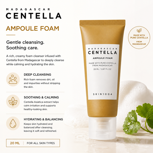 Skin1004 Madagascar Centella Ampoule Foam – 20 ml