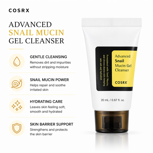 COSRX Advanced Snail Mucin Gel Cleanser – 20 ml