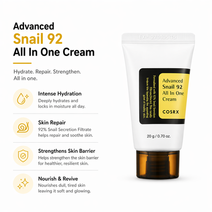 COSRX Advanced Snail 92 All In One Cream – 20 g