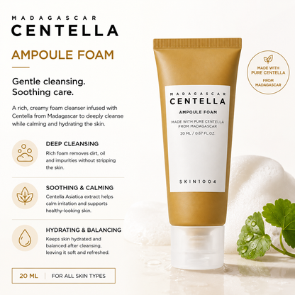 Skin1004 Madagascar Centella Ampoule Foam – 20 ml
