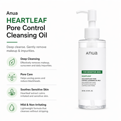 Anua Heartleaf Pore Control Cleansing Oil – 200 ml